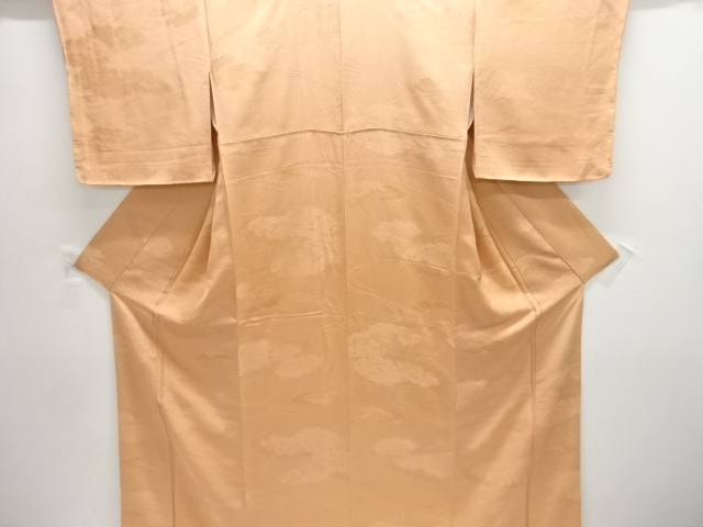 JAPANESE KIMONO / IROMUJI / UNUSED / WOVEN FLOWER CLASSICAL PATTERN